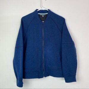 Title Nine Blue Athletic Full Zip Jacket sz Medium
